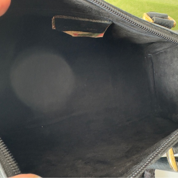 Vintage Gucci GG Canvas Small Boston with Sherry line Grey/Black - Picture 4 of 15